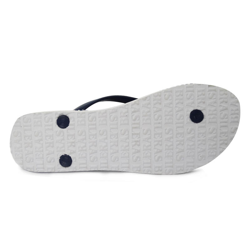 Chanclas De Playa De Mujer Brasileras Dedo Azul suela goma Antideslizante