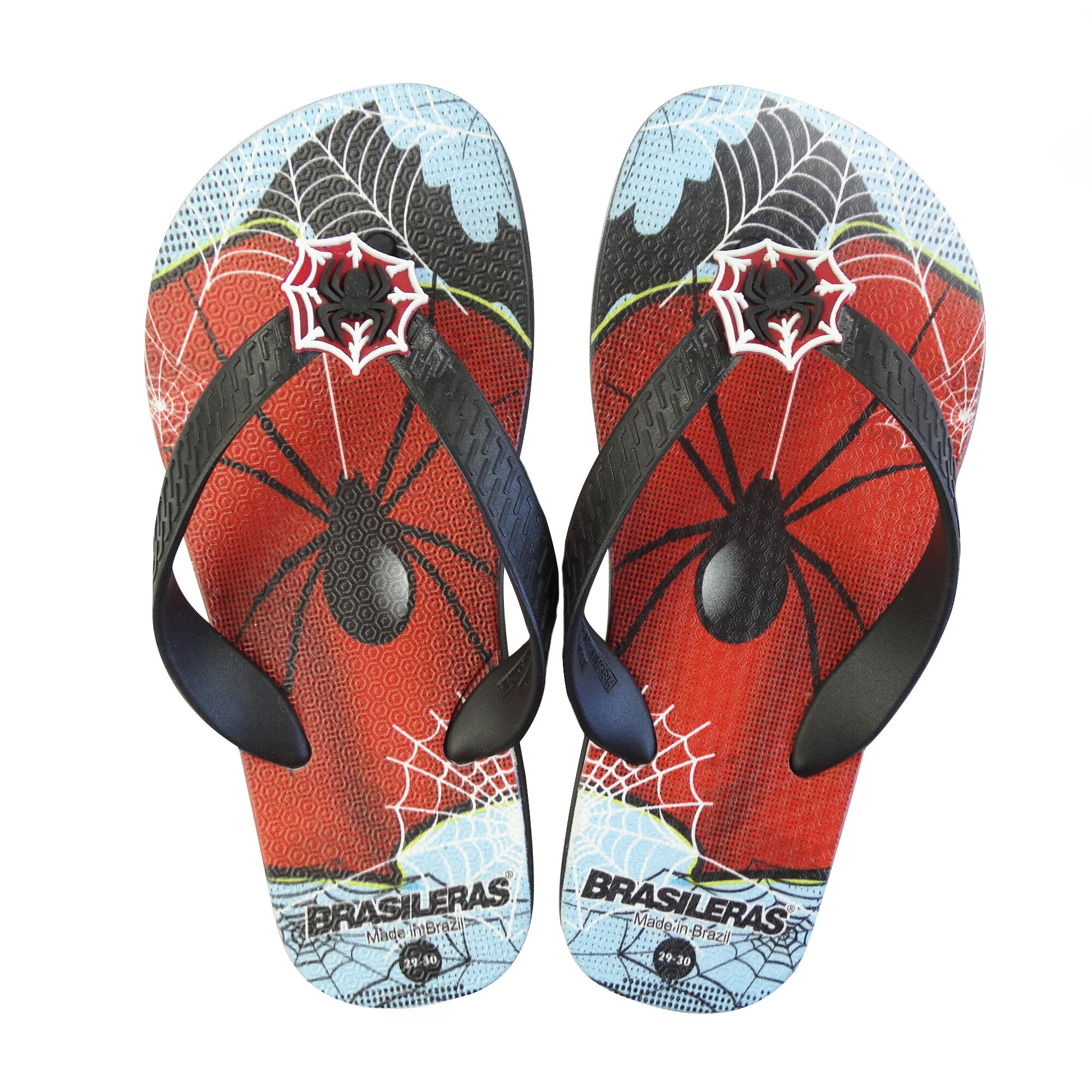 Chanclas De Playa De Niño Brasileras Dedo Negro suela goma Antideslizante 2/5