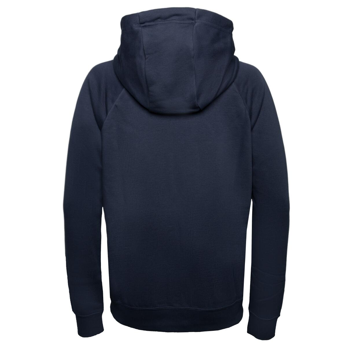Felpa con cappuccio full zip donna ( fleece) nike blu 2/4