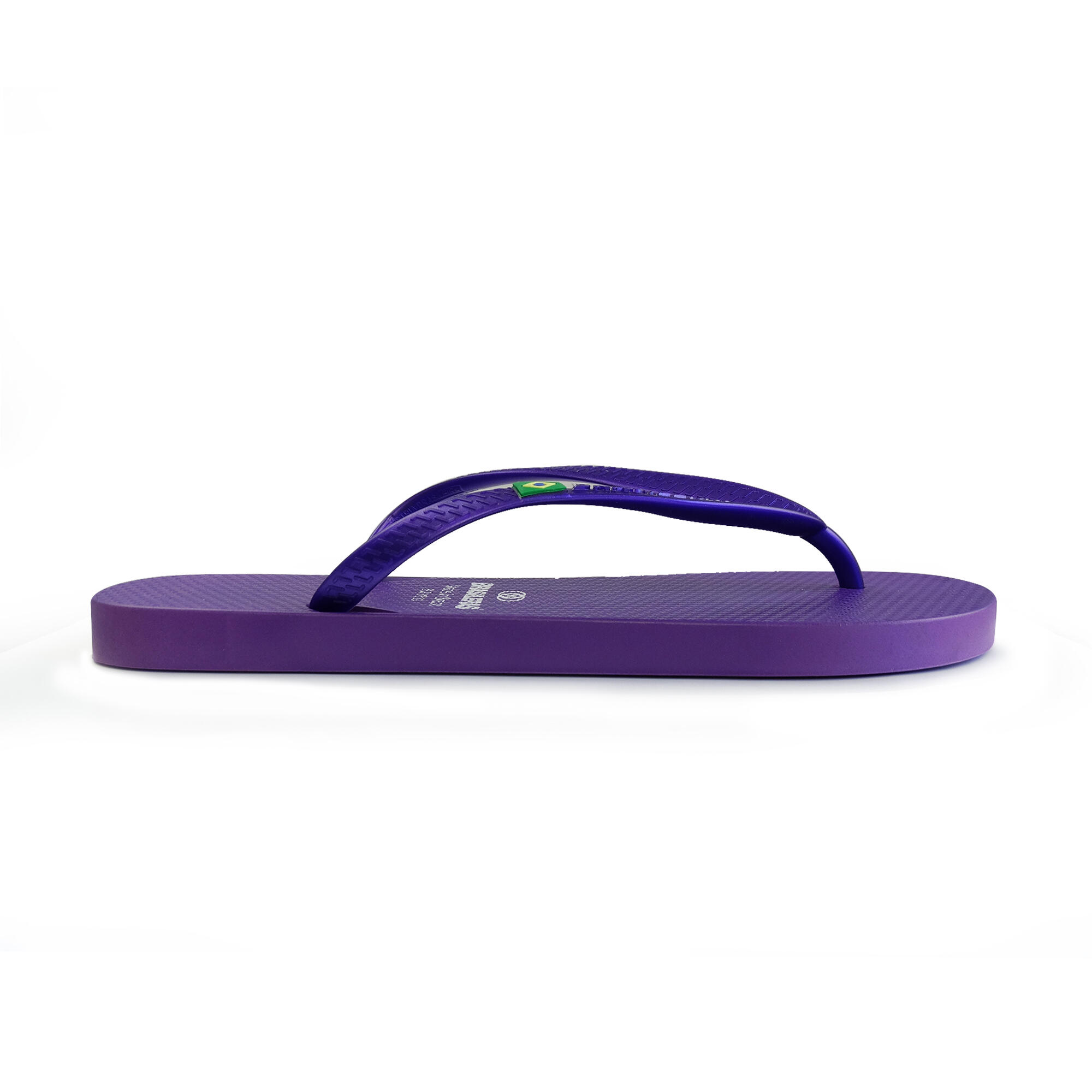 Tongs pour femme Brasileras de couleur violet avec semelle en gomme 3/5