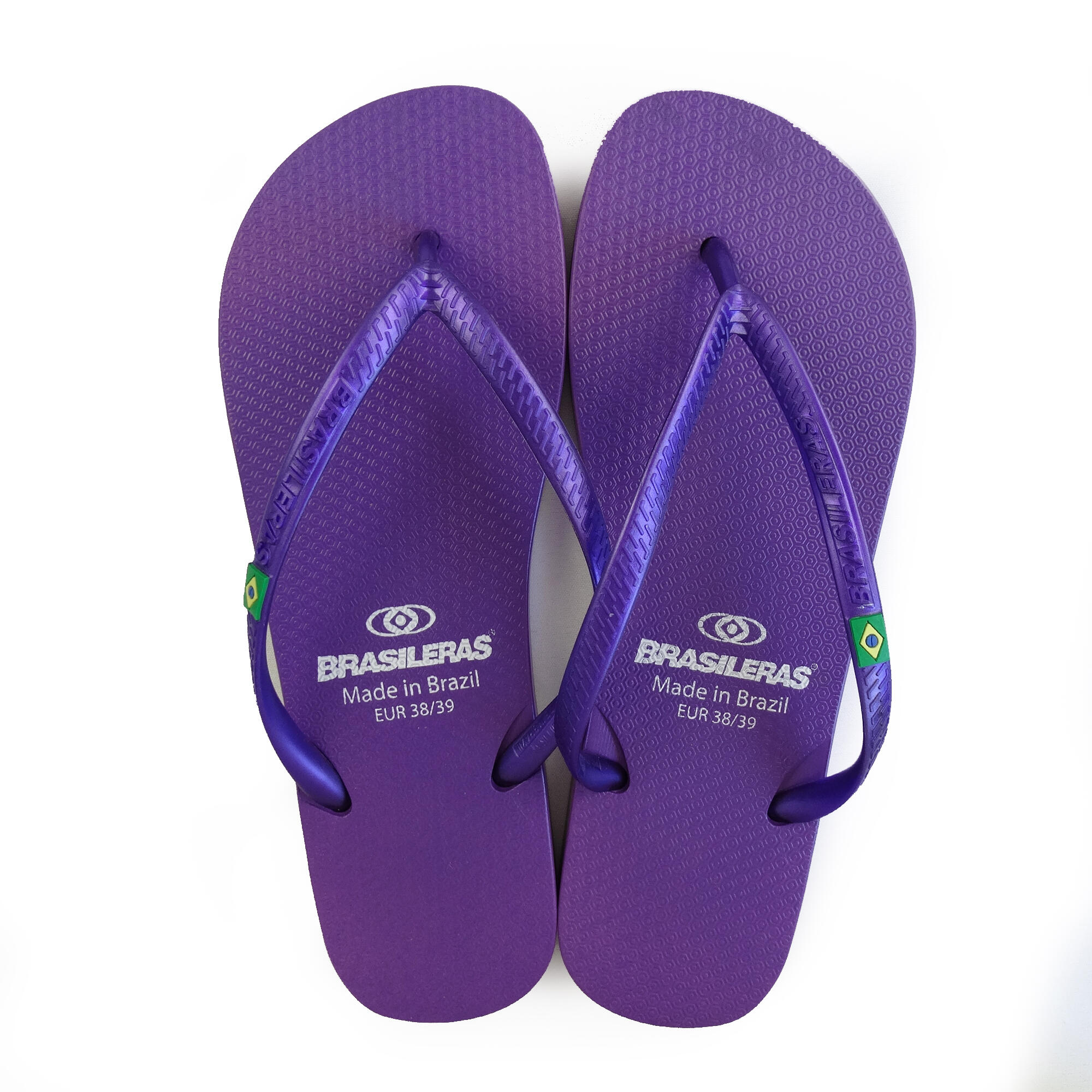 Tongs pour femme Brasileras de couleur violet avec semelle en gomme 2/5