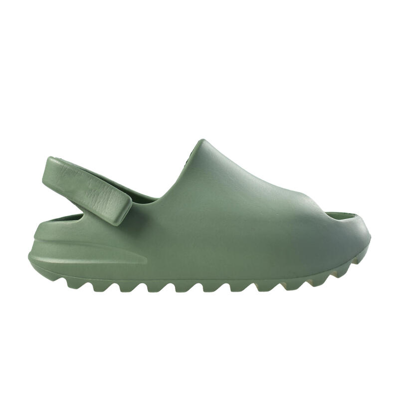 Tongs pour Enfants Brasileras de couleur vert avec semelle en gomme