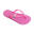 Tongs pour femmes Brasileras de couleur rose avec semelle en gomme