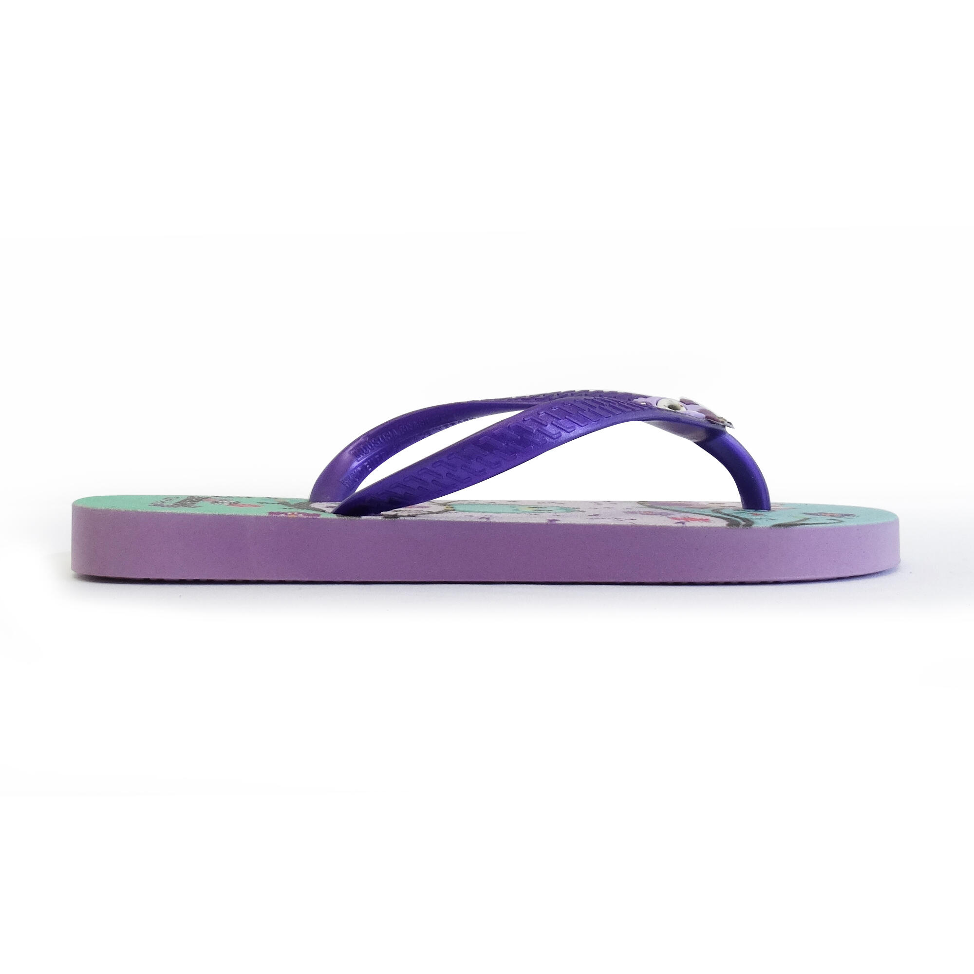 Tongs pour enfants Brasileras de couleur violet avec semelle en gomme 2/5