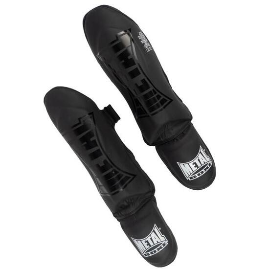 Metal Boxe Protège-Tibia+Pied Anatomique M Black Light