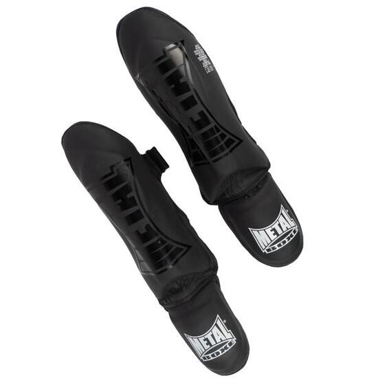 Metal Boxe Protège-Tibia+Pied Anatomique L Black Light