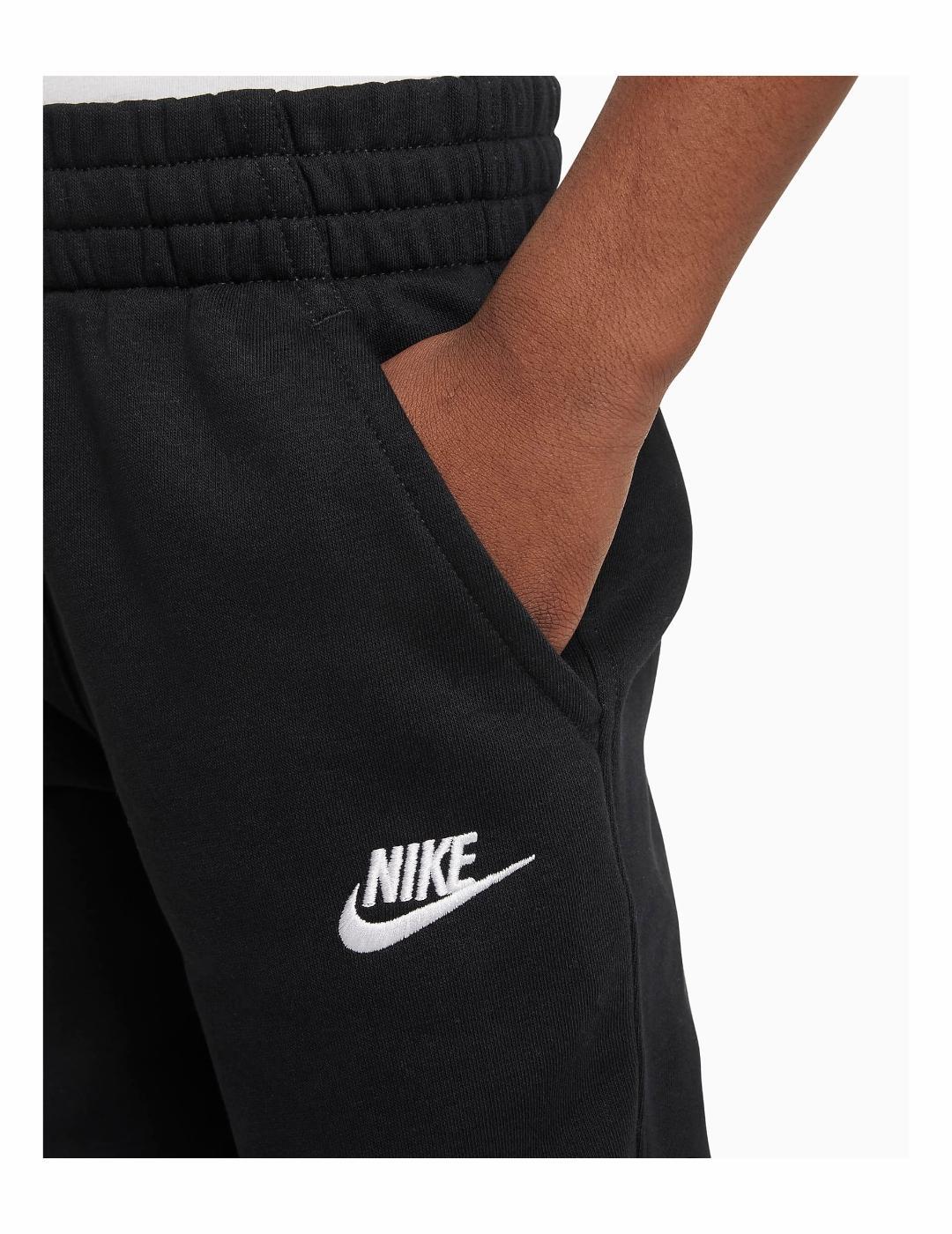 Pantalón para Niño Nike Club fleece  Negro 3/4