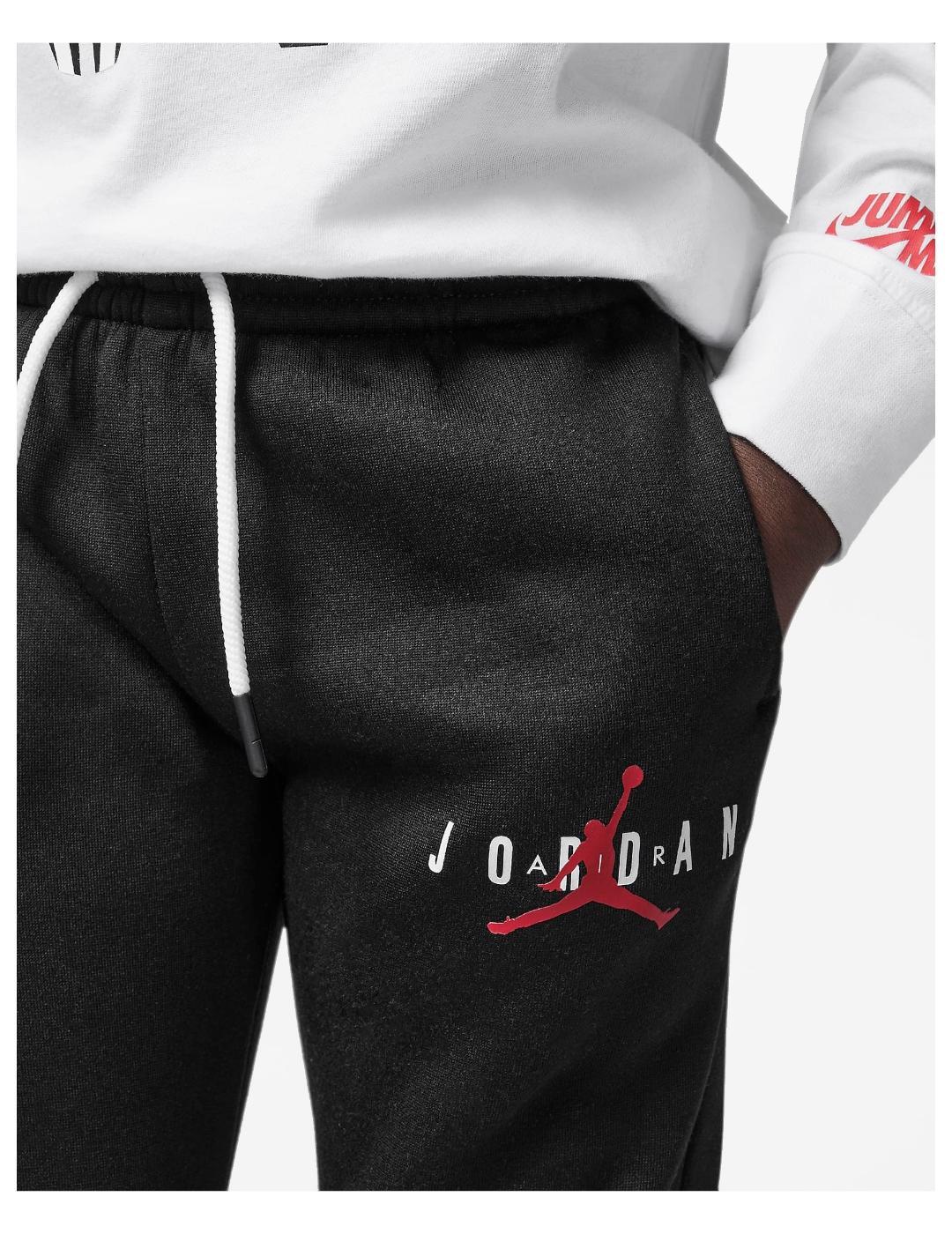 Pantalón para Niño Jordan haddad Jumpman Negro 3/4