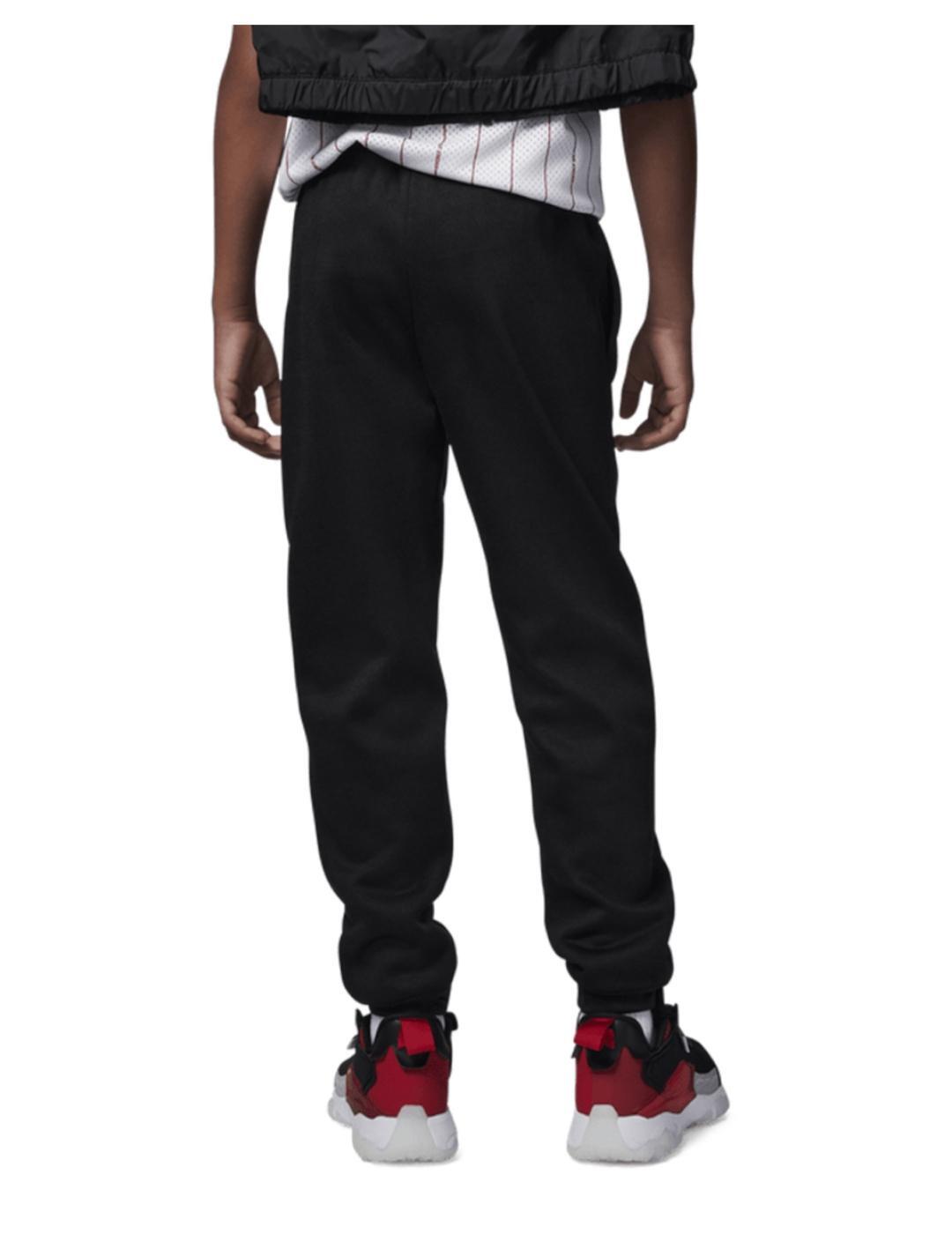 Boy's Jordan Haddad Jumpman Black Pants 2/4