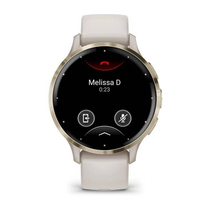 Venu® 3S
Soft Gold Stainless Steel Bezel with Ivory Case and Silicone Band -  2