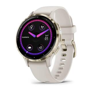 Venu® 3S
Soft Gold Stainless Steel Bezel with Ivory Case and Silicone Band