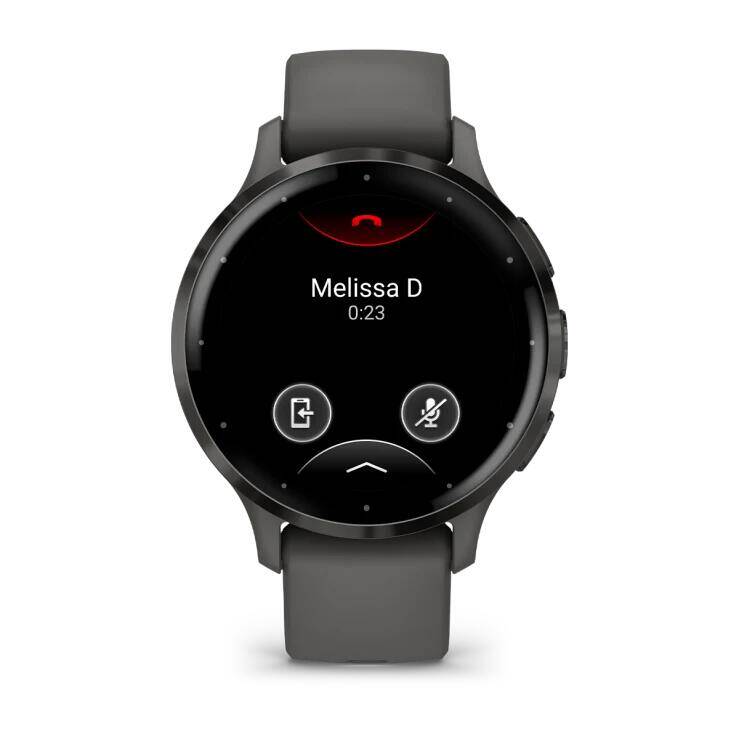 Venu 3S Health Fitness GPS Smartwatch Steel Bezel with Pebble Gray Case -  2