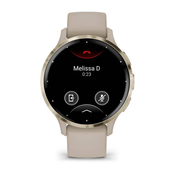Venu® 3S
Soft Gold Stainless Steel Bezel with French Gray Case and Silicone -  2