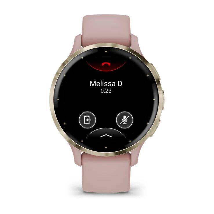 Venu® 3S
Soft Gold Stainless Steel Bezel with Dust Rose Case and Silicone Band -  2