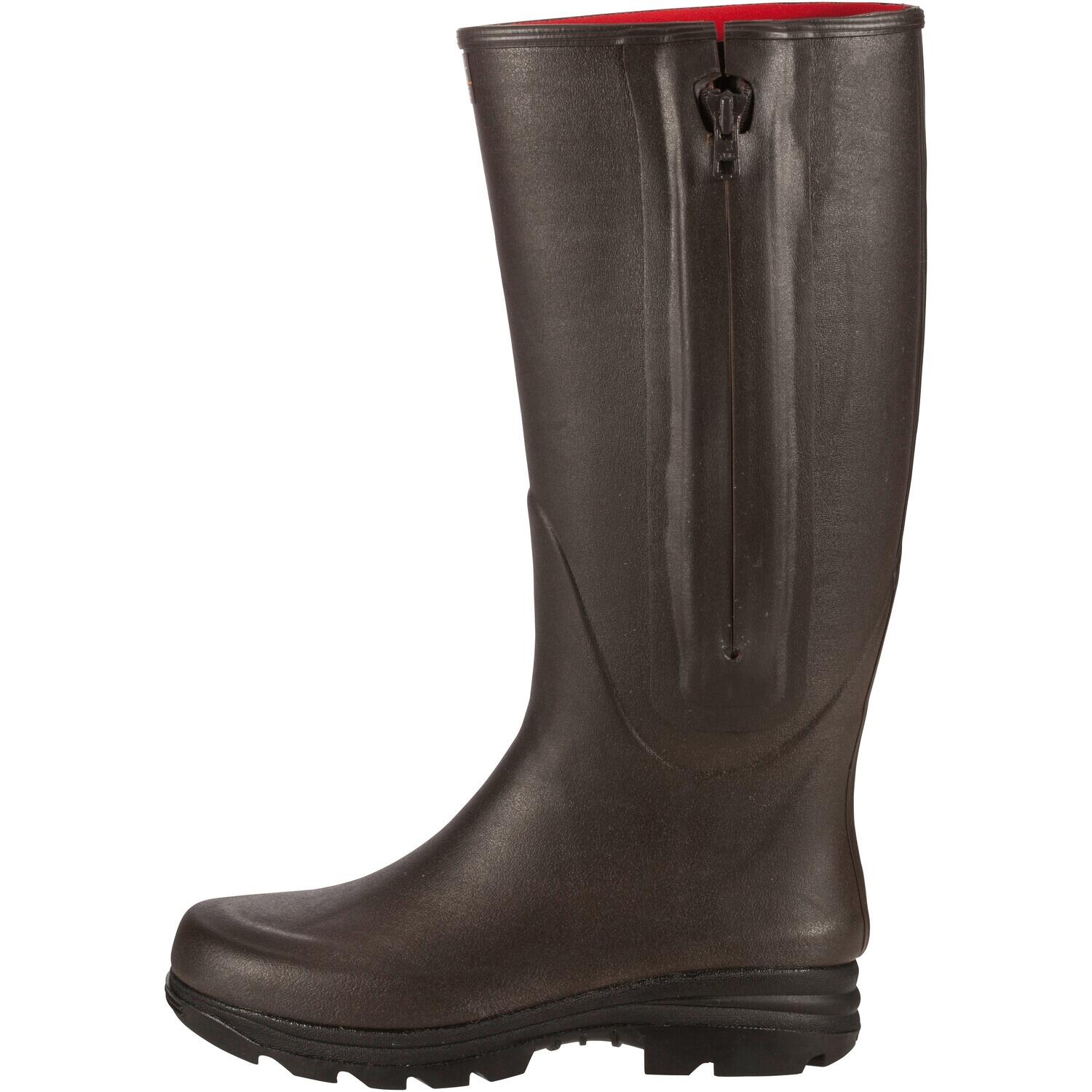 Gummistiefel mit Reißverschluss und Neoprenfutter 2/7