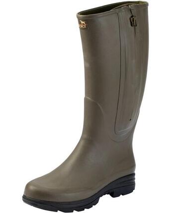 Gummistiefel mit Reißverschluss und Neoprenfutter