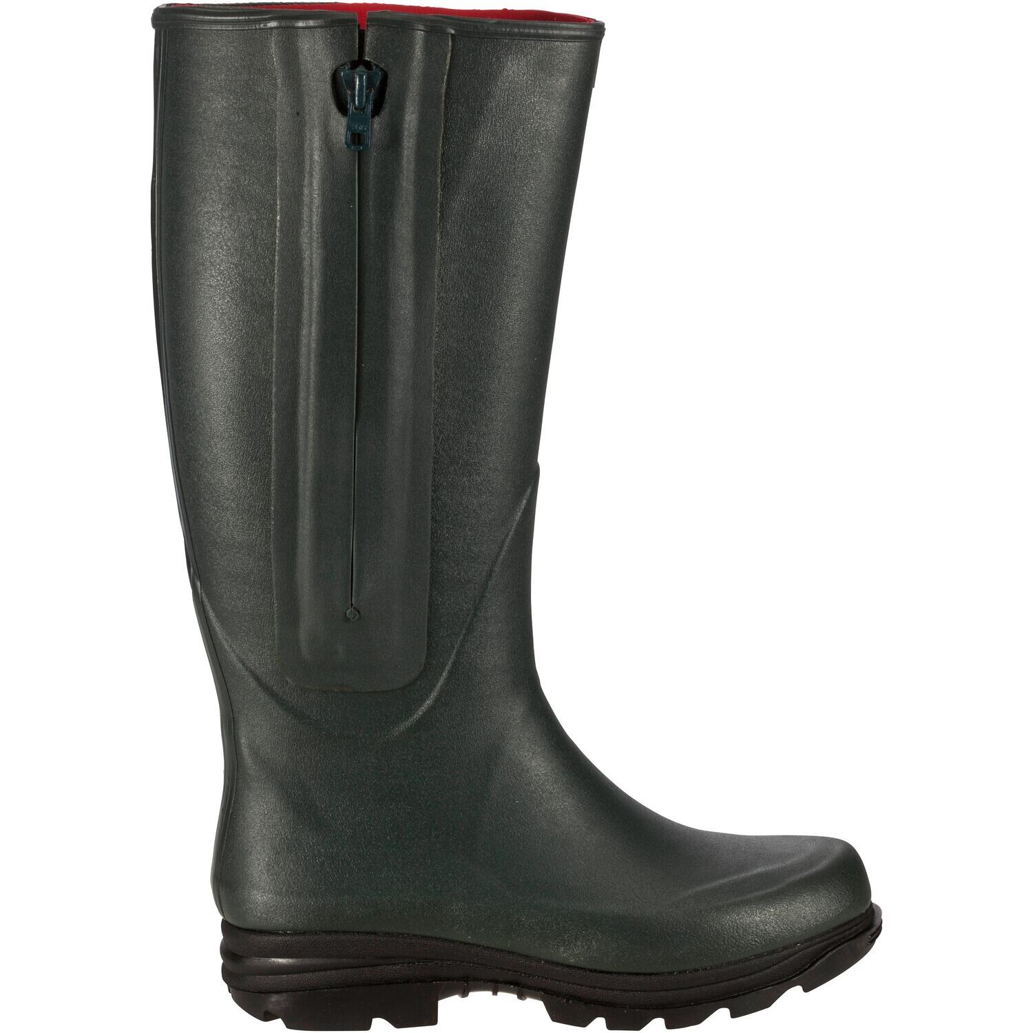 Gummistiefel mit Reißverschluss und Neoprenfutter 3/7