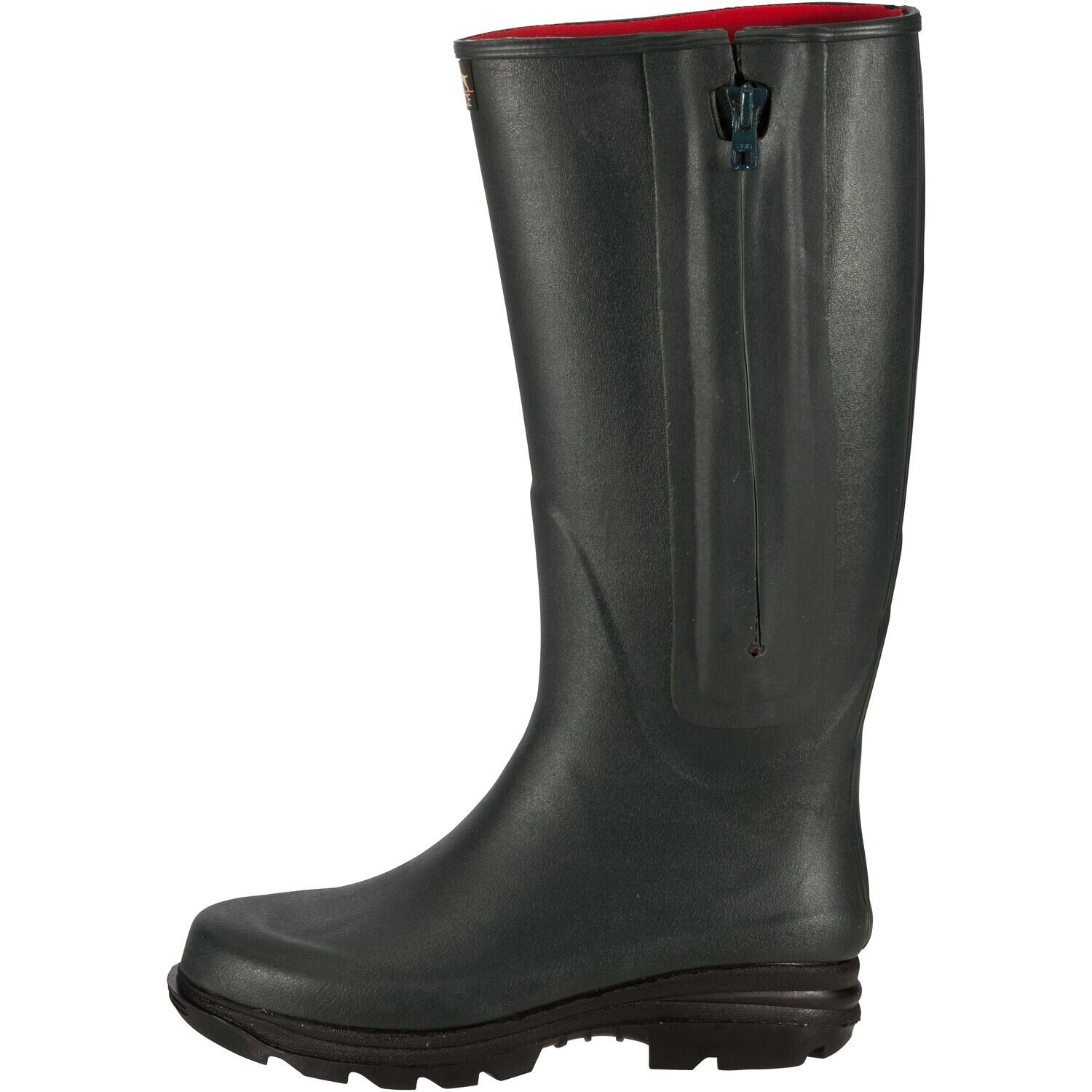 Gummistiefel mit Reißverschluss und Neoprenfutter 2/7