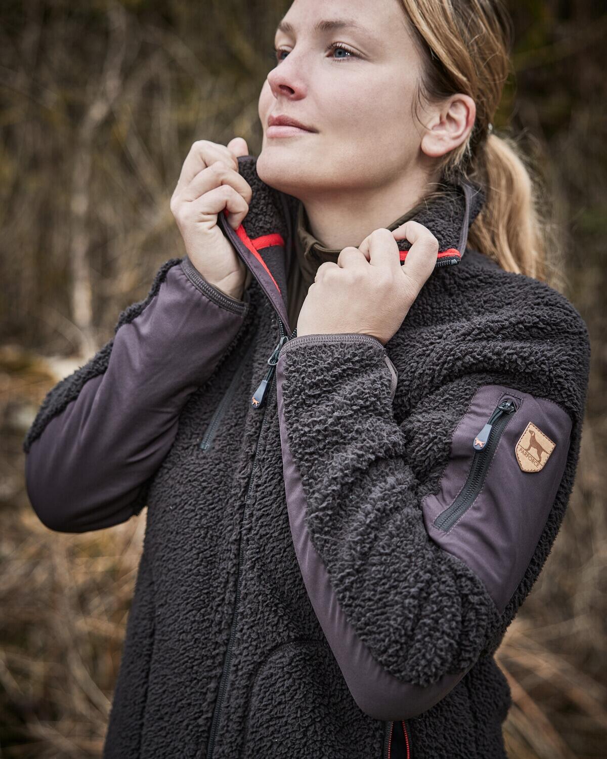 Damen Longjacke Pilefleece 5/5