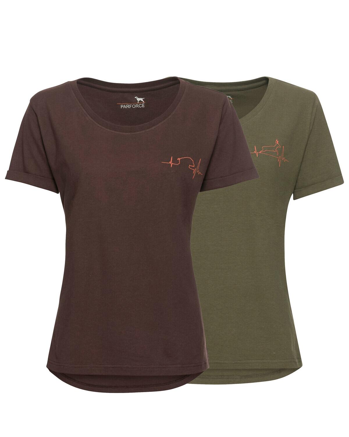 PARFORCE Damen 2er-Set T-Shirts Heartbeat