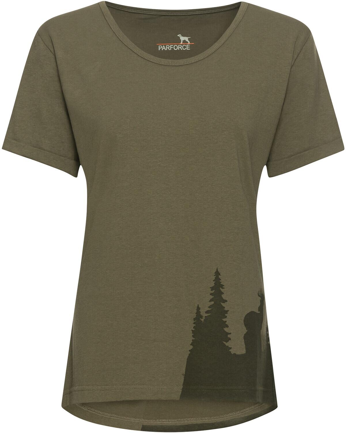 PARFORCE Damen T-Shirt Rotwild Silhouette