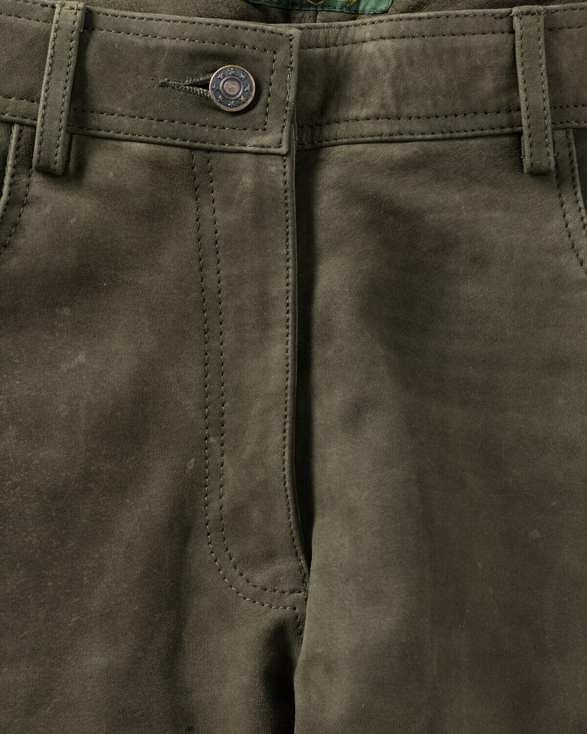 Büffellederhose 3/4
