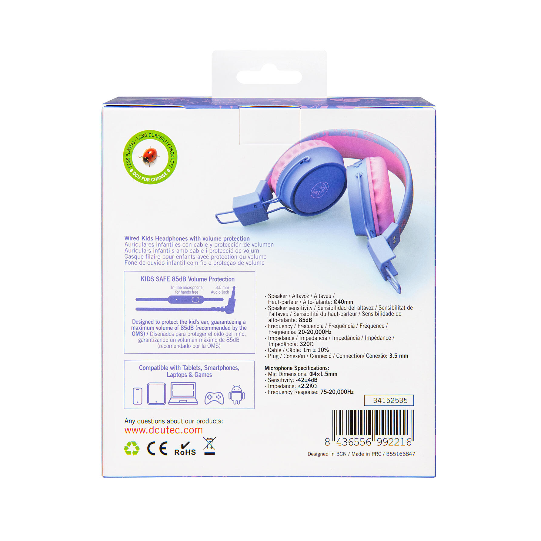 Auricolari DCU SAFE Con cavo 7/7