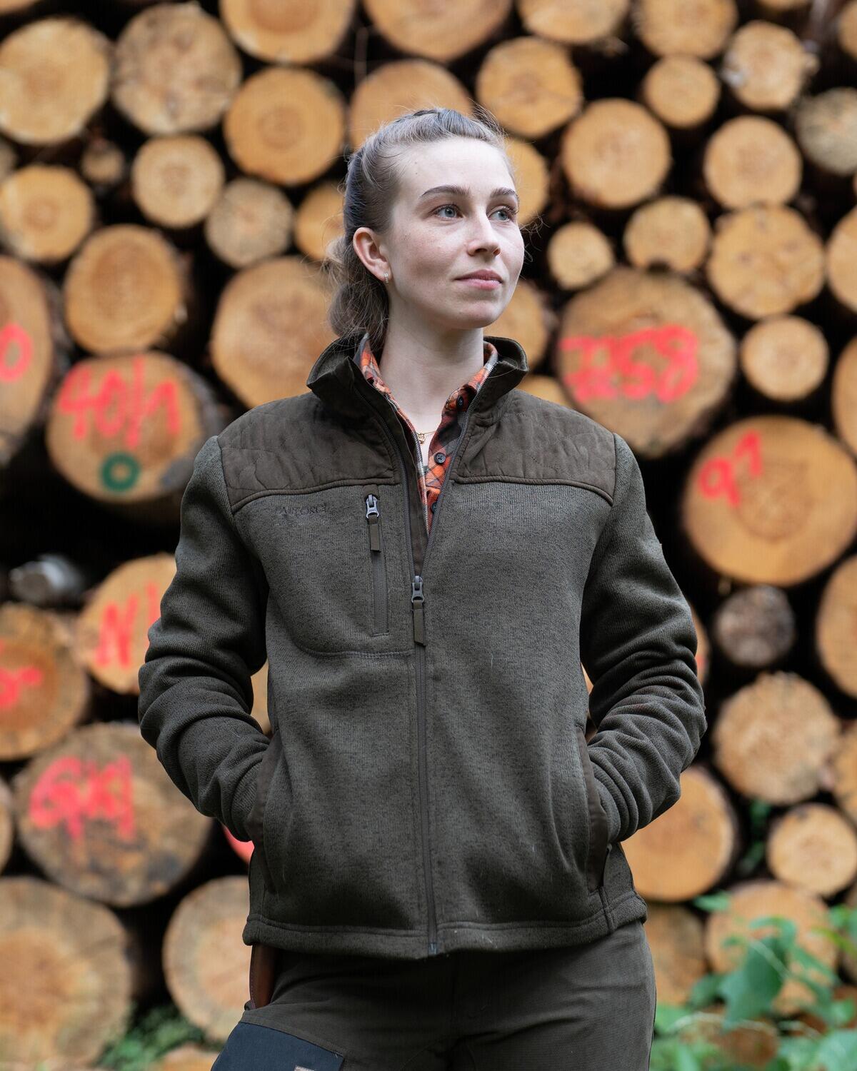 Damen Fleecejacke 6/7