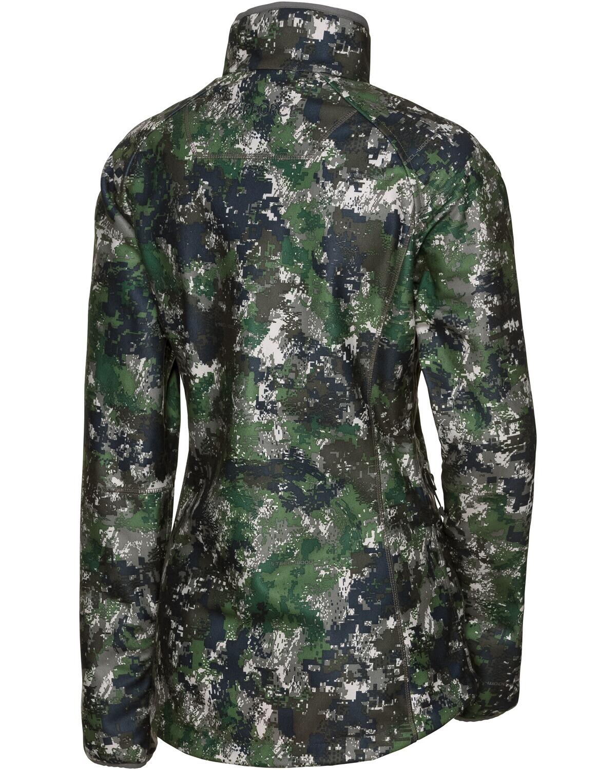 Damen Wendefleecejacke Tecl-Wood® Signalfarbe 2/4