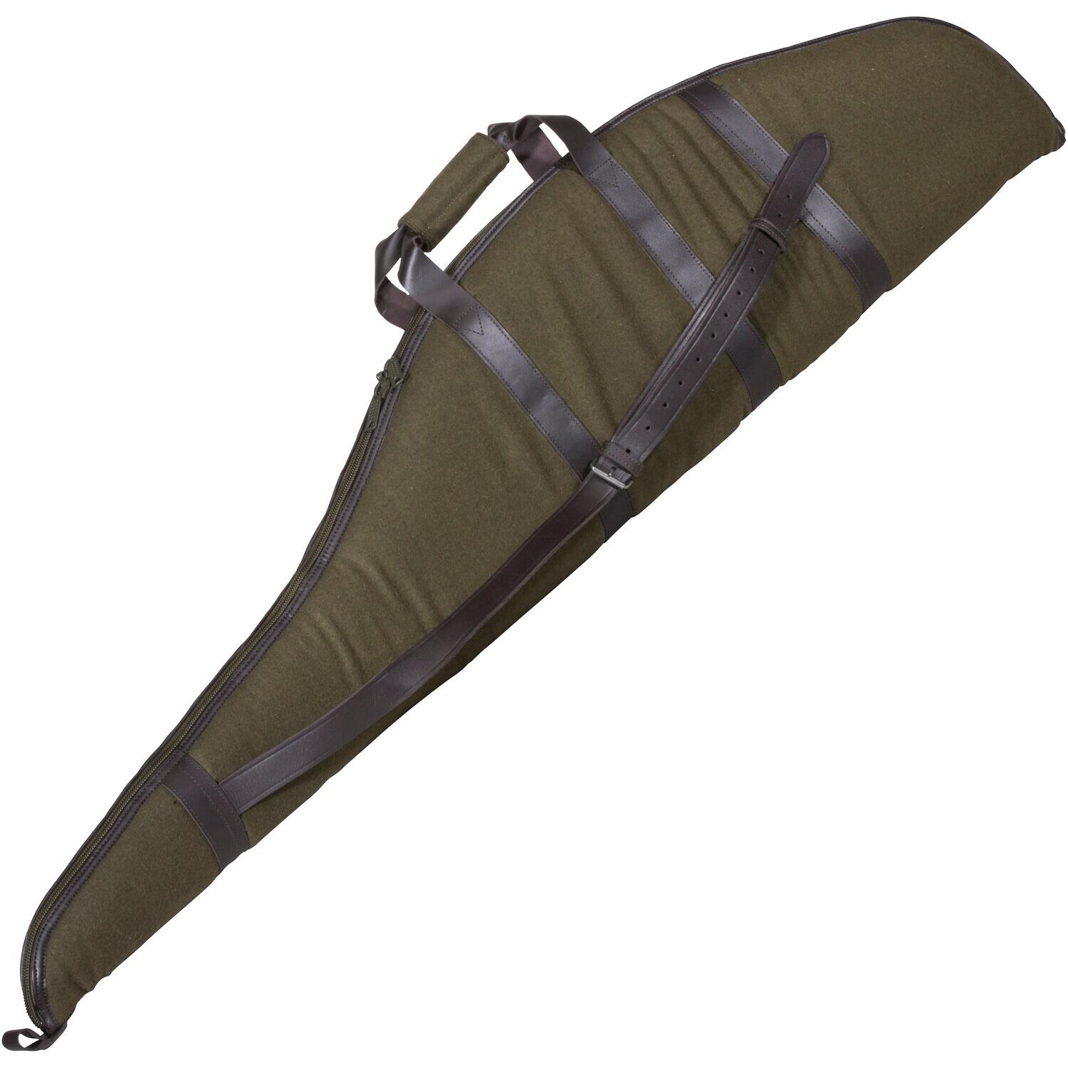 Langwaffenfutteral Luxury Loden/Leder 2/4