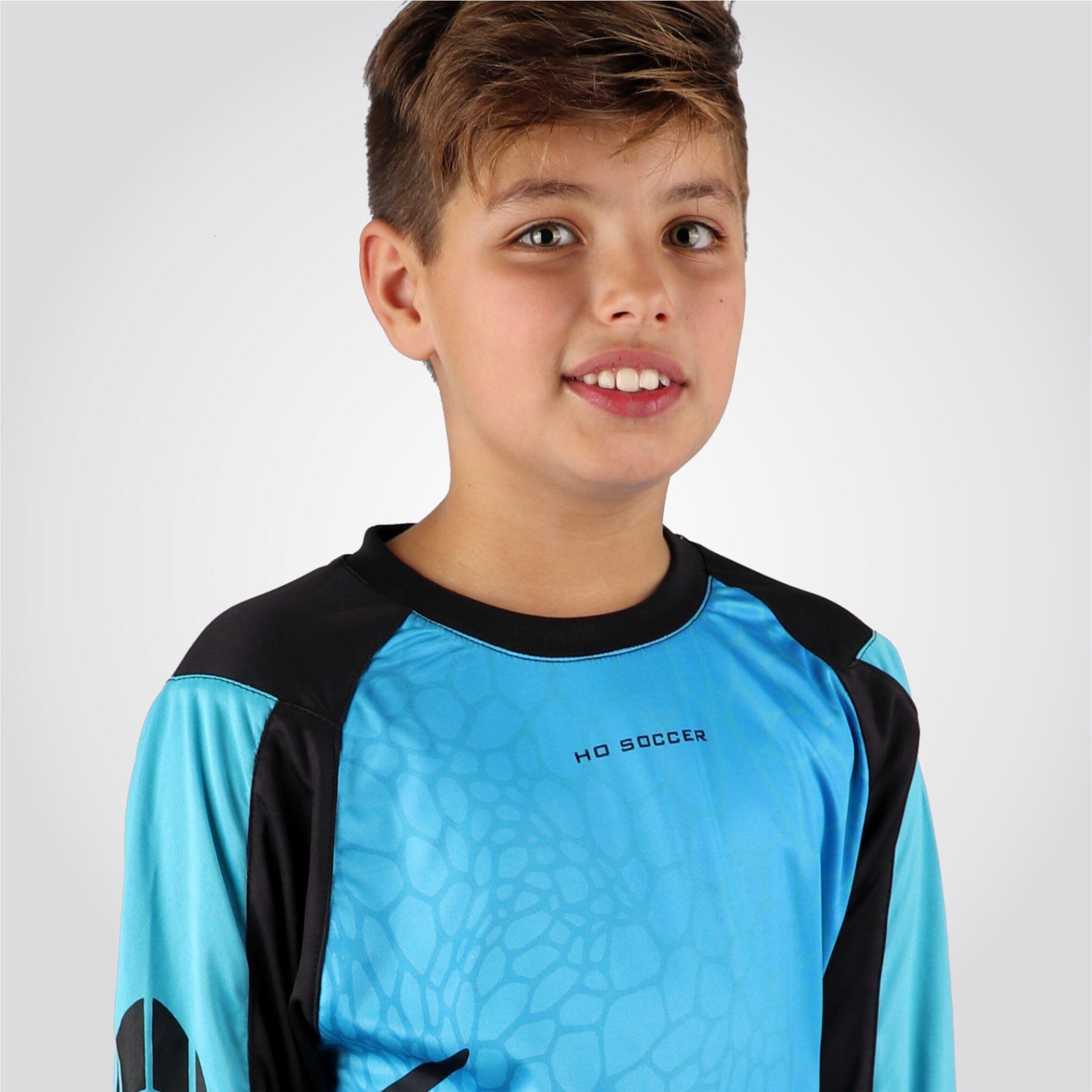 Completo da portiere con protezioni per bambini Deep Sea Arancione