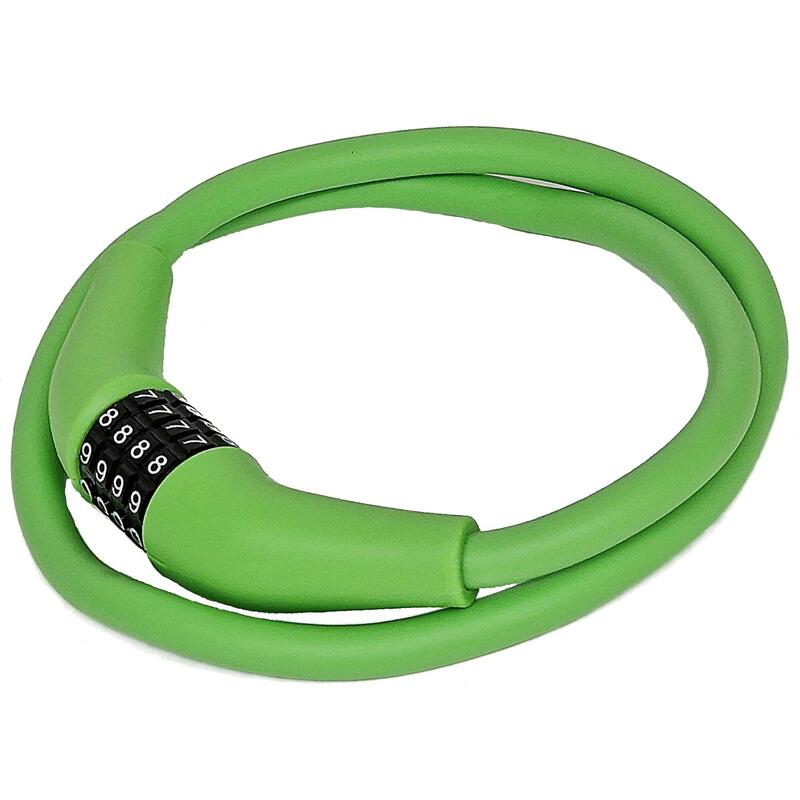 Zamek Szyfrowy Z Linką Silikon 900*12Mm Zielony