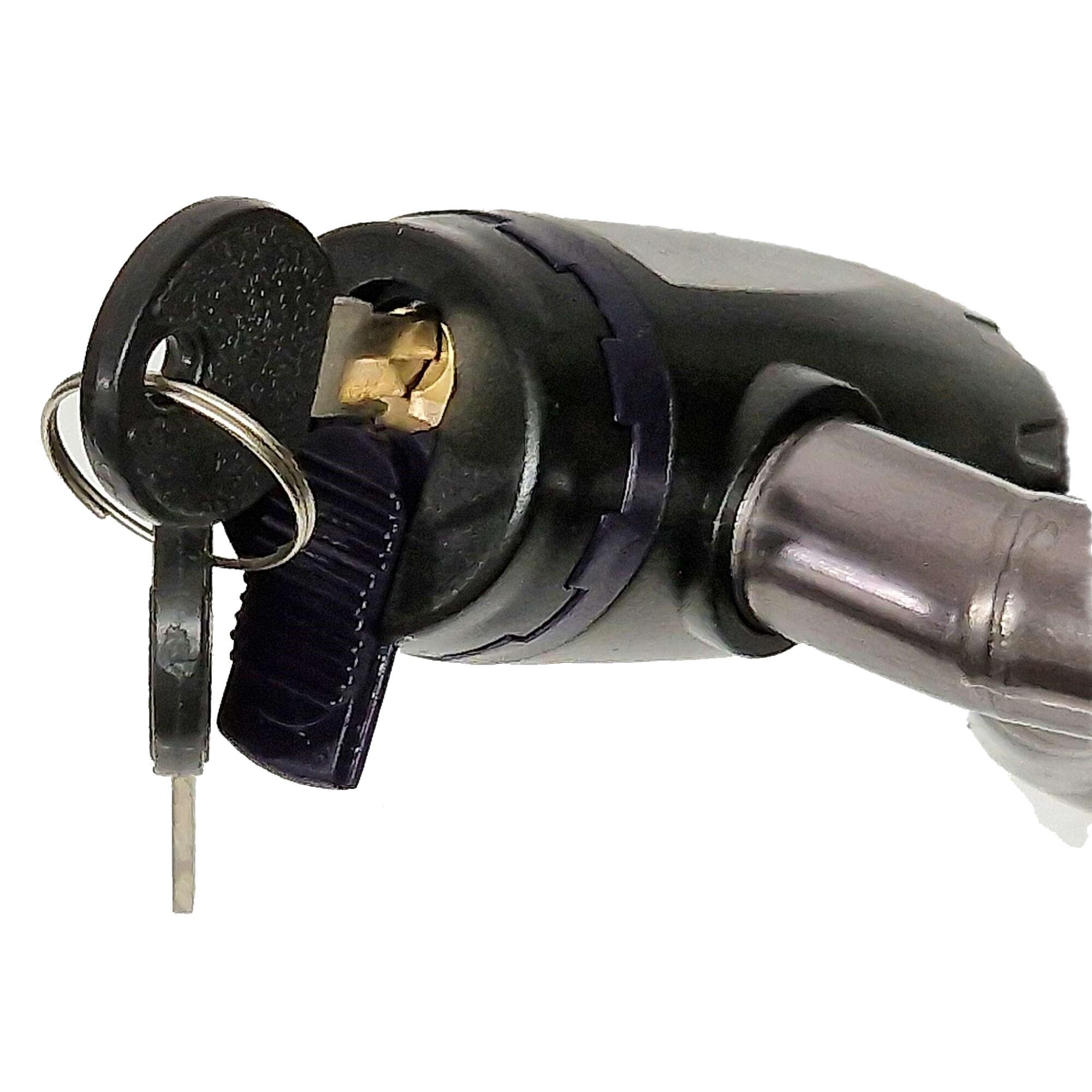M-WAVE Armoured Cable Lock 800mm x 18mm with Keys 4/7