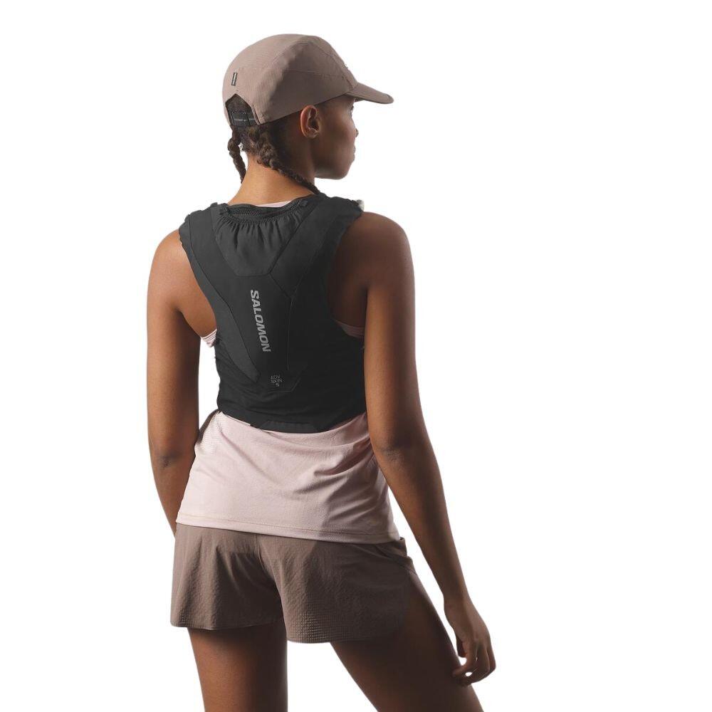 Chaleco Adv Skin 5 +2 Soft Flask Black running Unisex Negro Salomon 3/3
