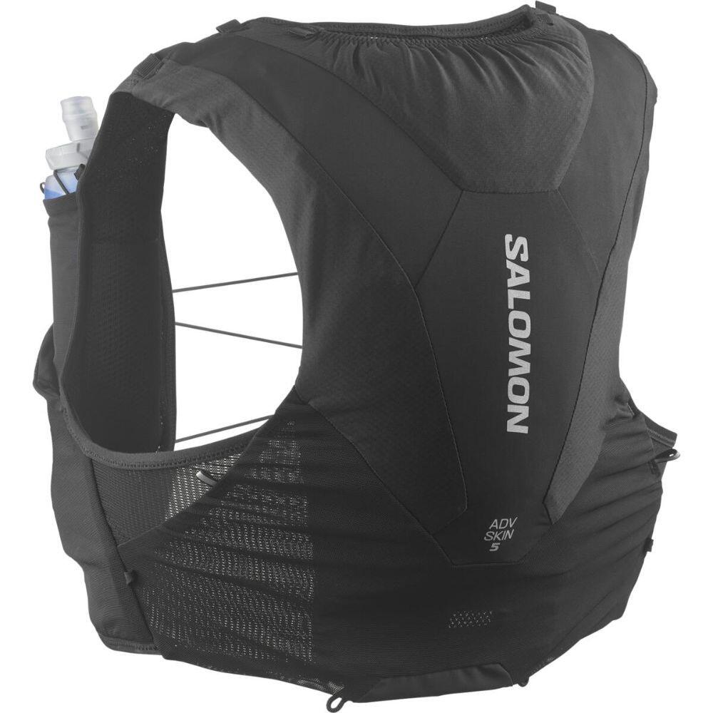 Colete adv skin 5 +2 soft flask preto corrida unisex preto salomon