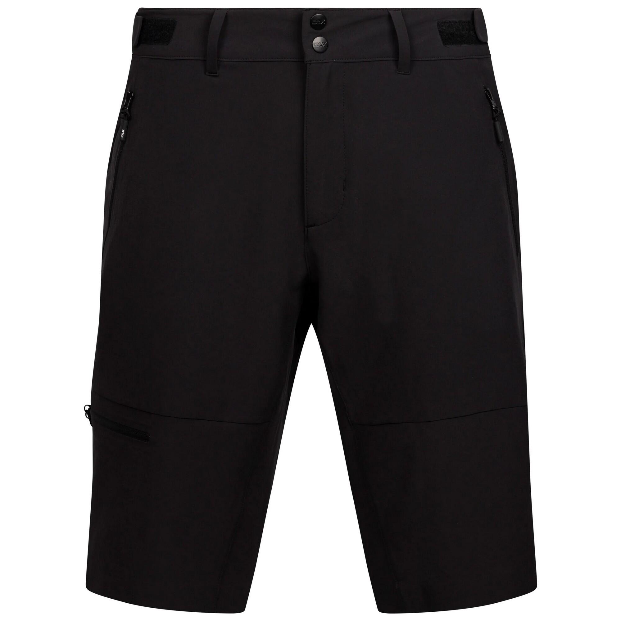 TRESPASS Mens Ralf DLX Cargo Shorts (Black)