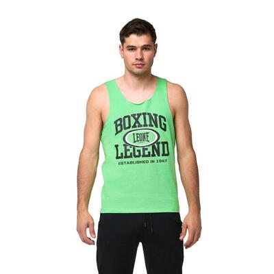 Heren tanktop met leone active "boxing legend" print