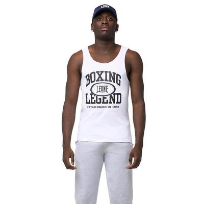 Heren tanktop met leone active "boxing legend" print