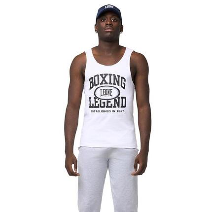 Débardeur homme avec imprimé Leone Active "Boxing Legend