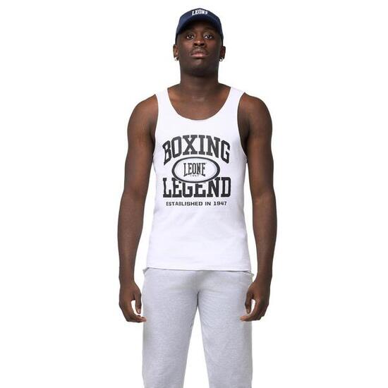 Débardeur homme avec imprimé Leone Active "Boxing Legend