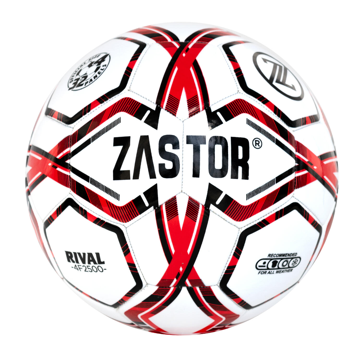 Pack 12 Balones Fútbol Zastor Rival Red T-4 2/4