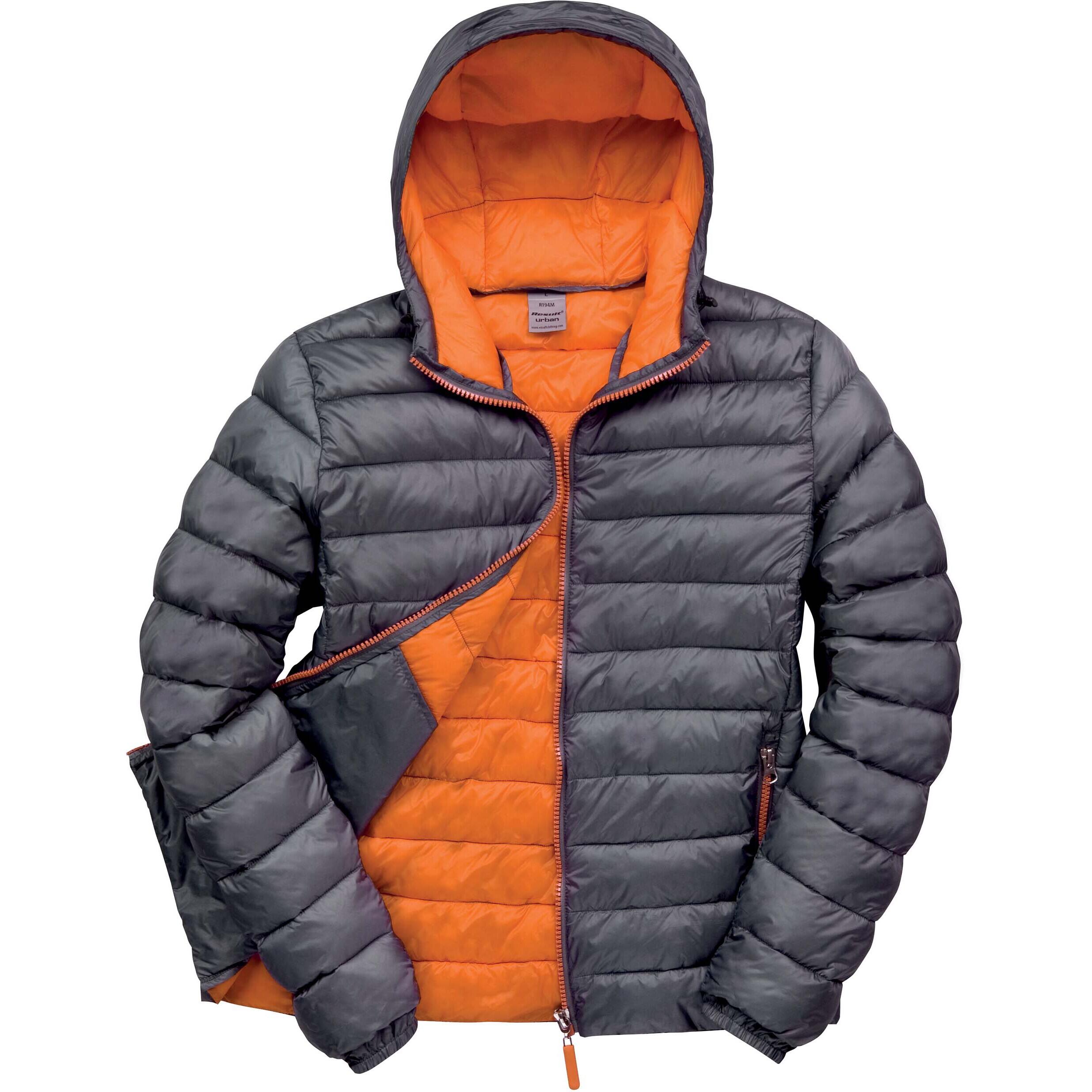 Result - Doudoune Homme Result Snowbird - Doudoune Synthétique - Gris|orange - 40 M - Decathlon