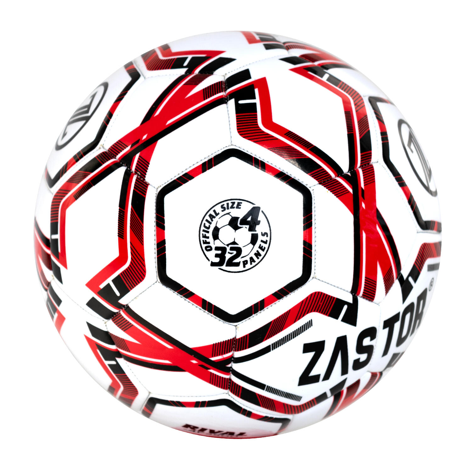 Pack 12 Balones Fútbol Zastor Rival Red T-4 4/4