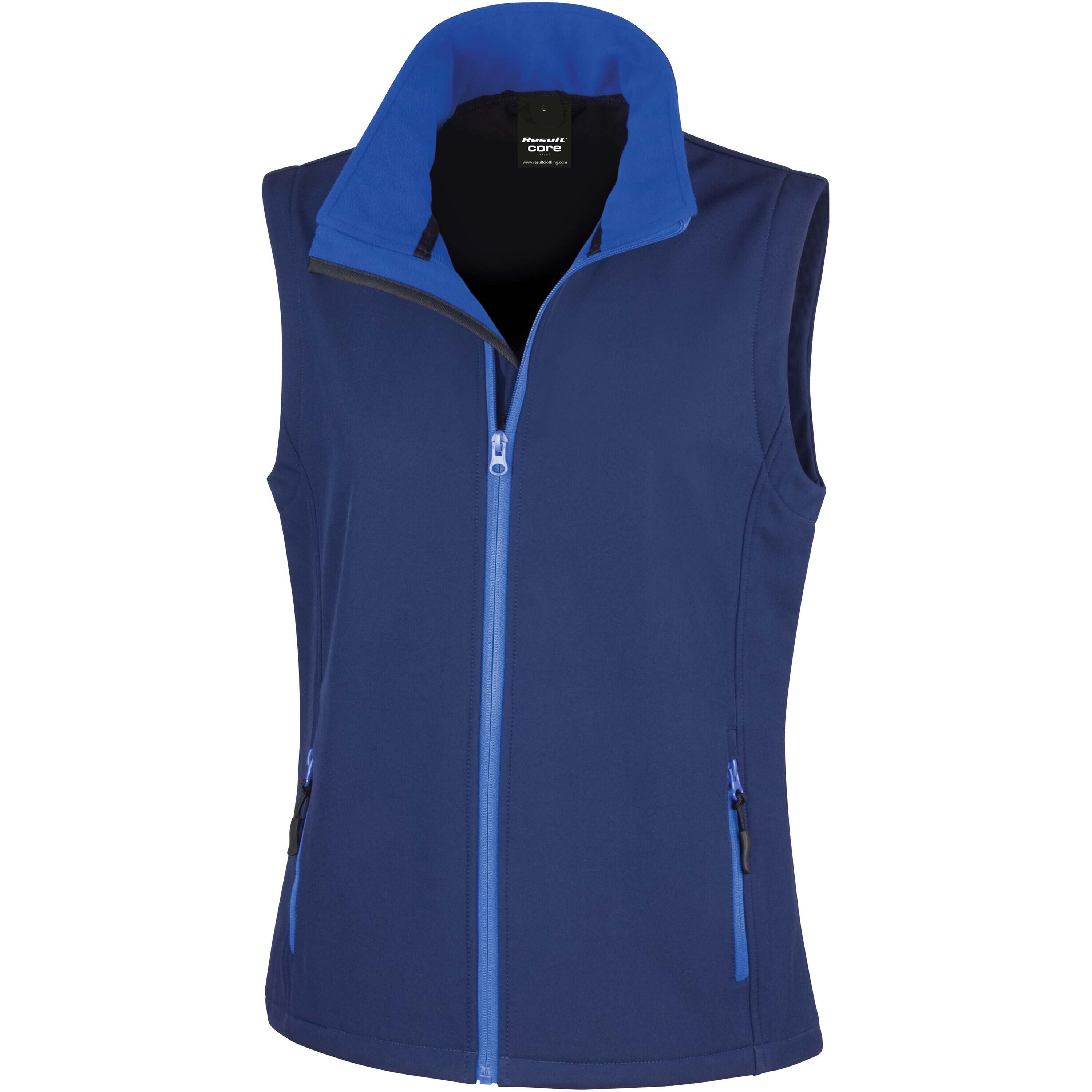 Result - Doudoune Femme Sans Manche Result Softshell - Doudoune Synthétique - Bleu - 48 Xl - Decathlon