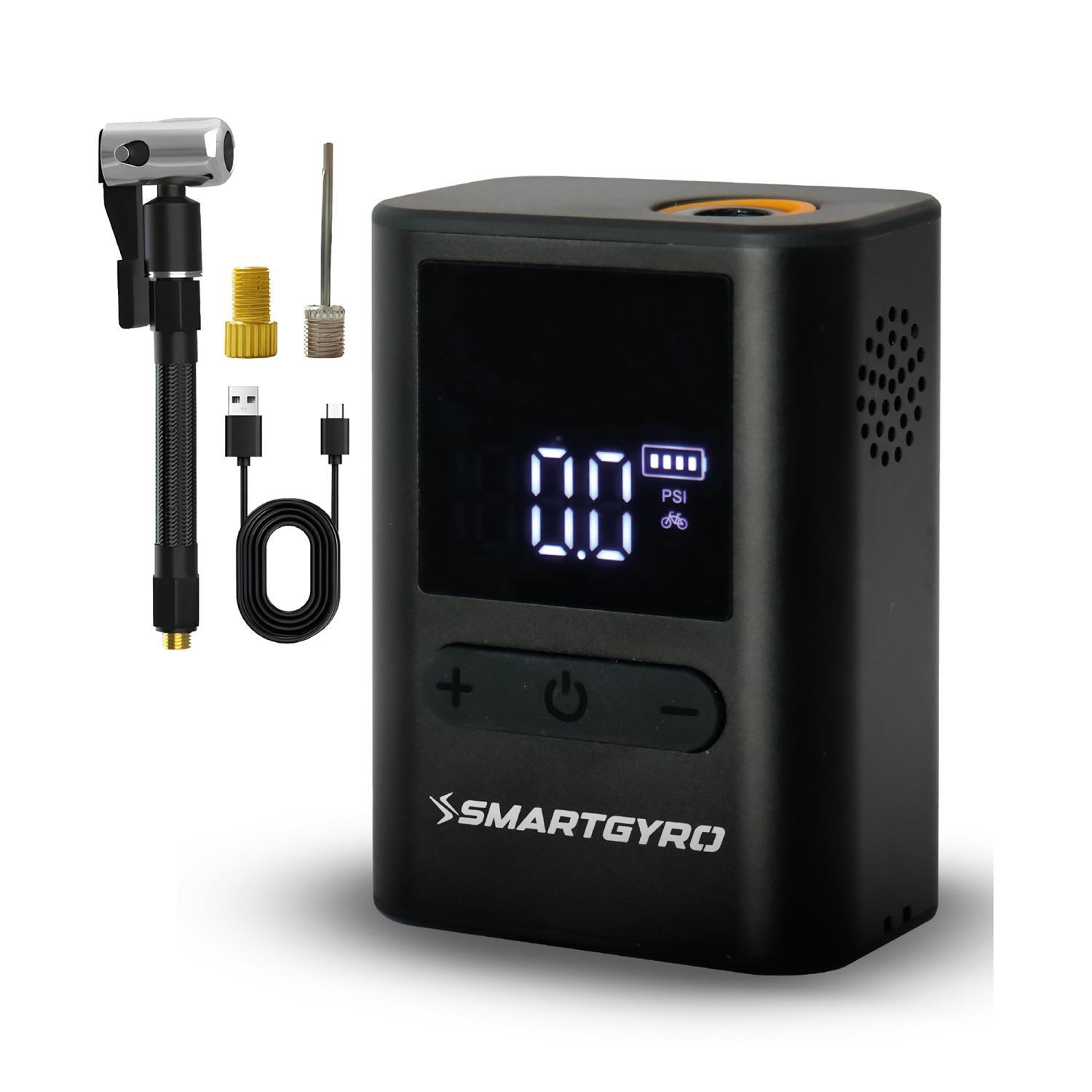 SMARTGYRO Nano Compresor portátil smartGyro. Portátil y con batería.
