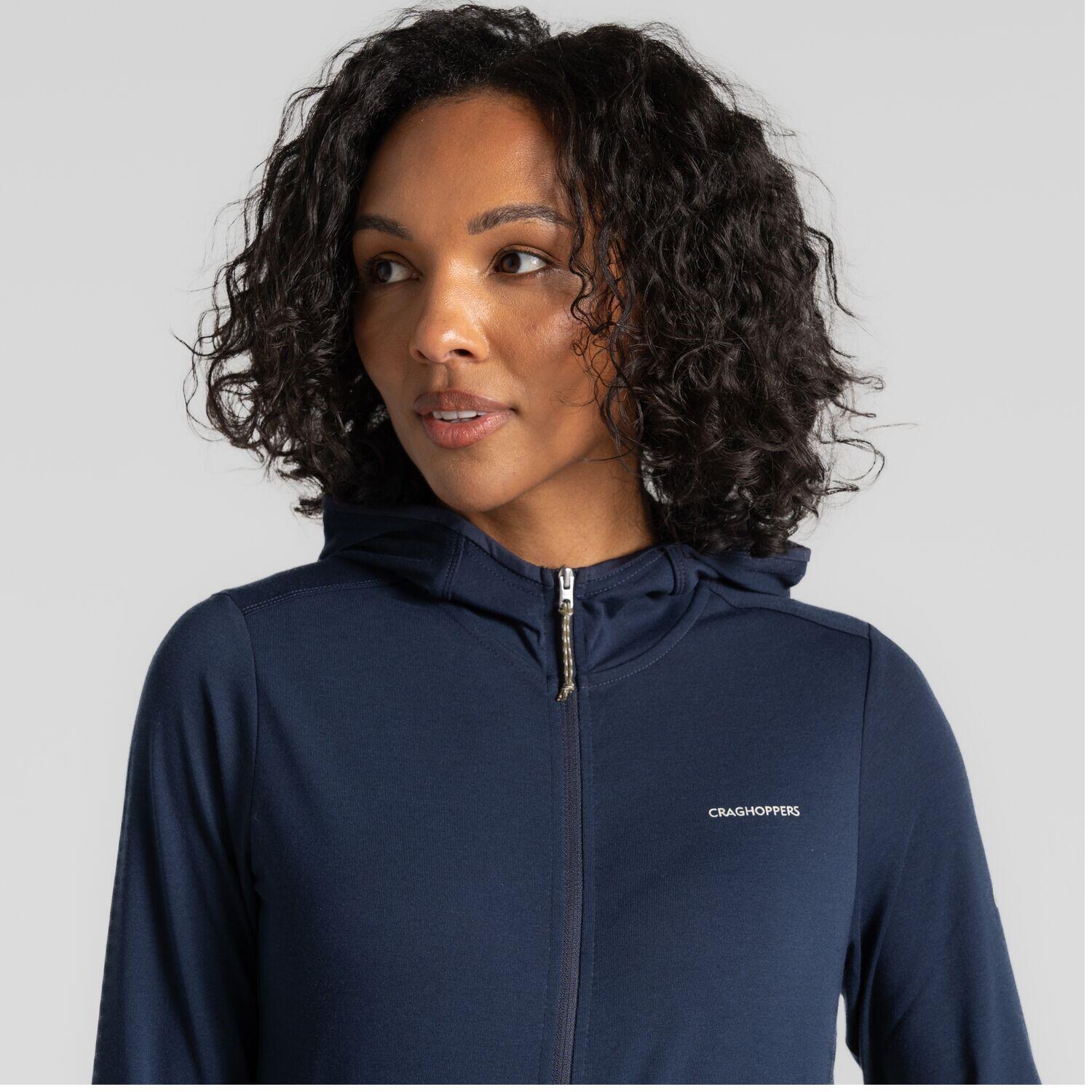 Damska bluza z kapturem full zip Craghoppers NosiLife Afia 2/7