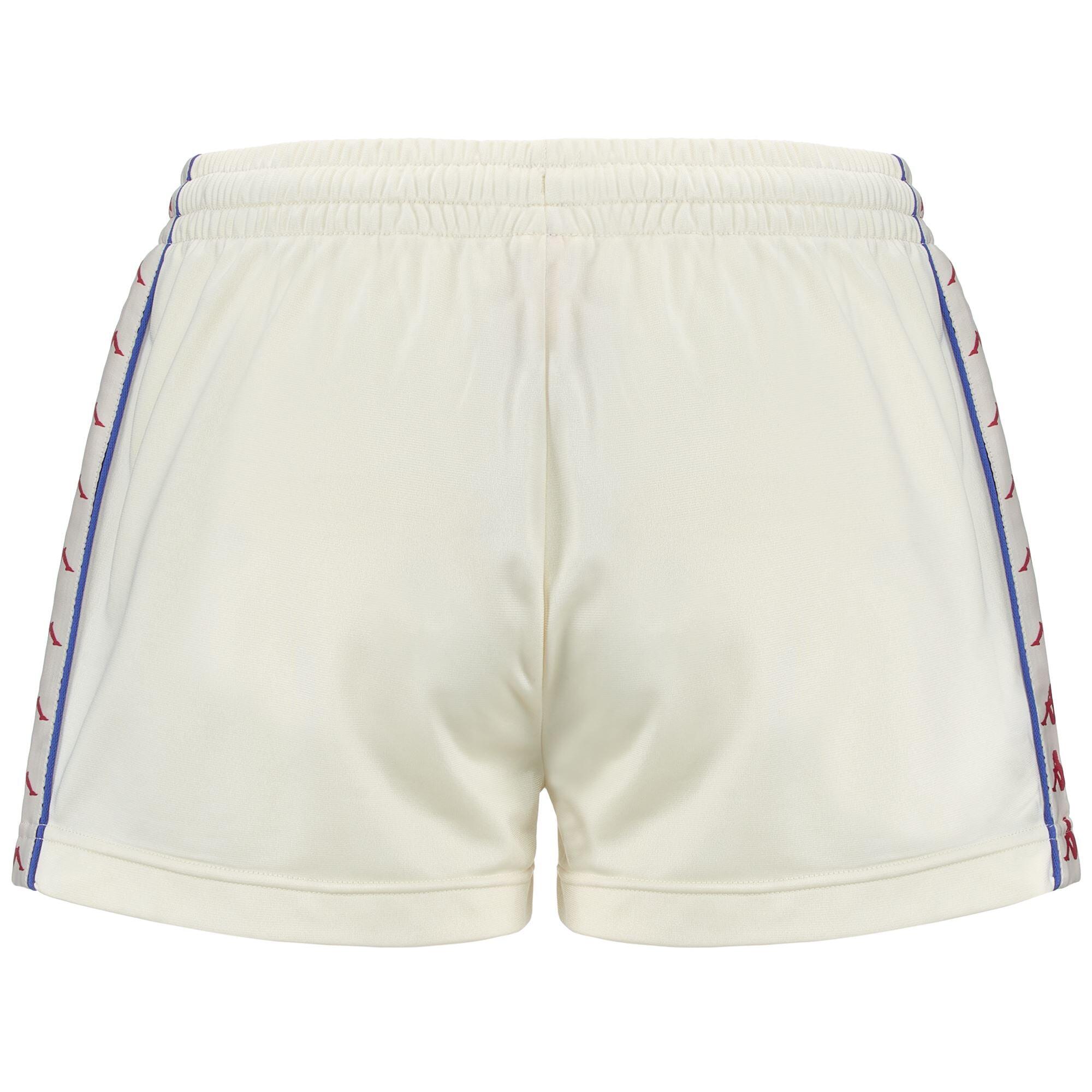 Pantaloncini sportivi da donna in poliestere bianco da sport street 4/7