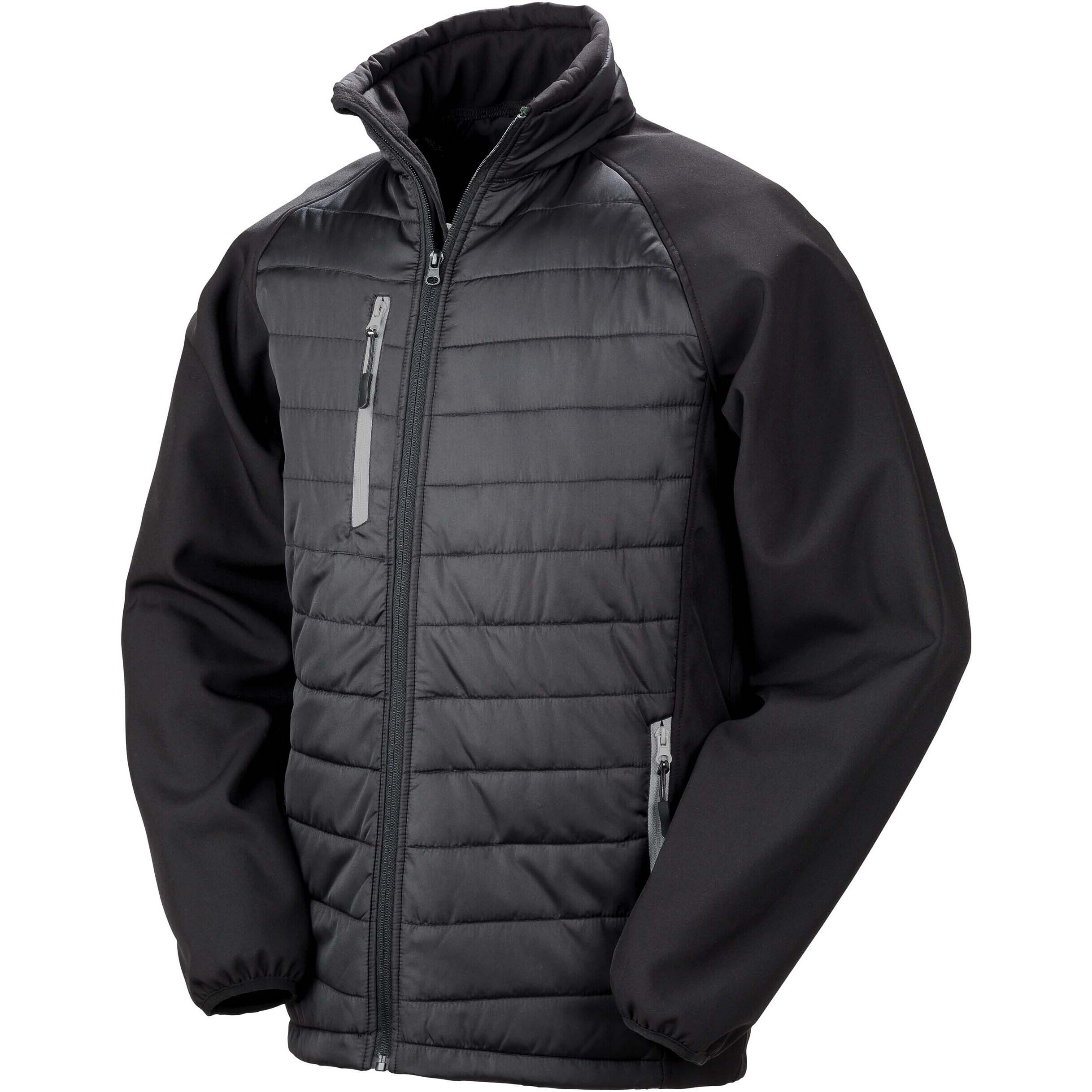 RESULT Jacket Result Softshell Rembourrée Black Compass