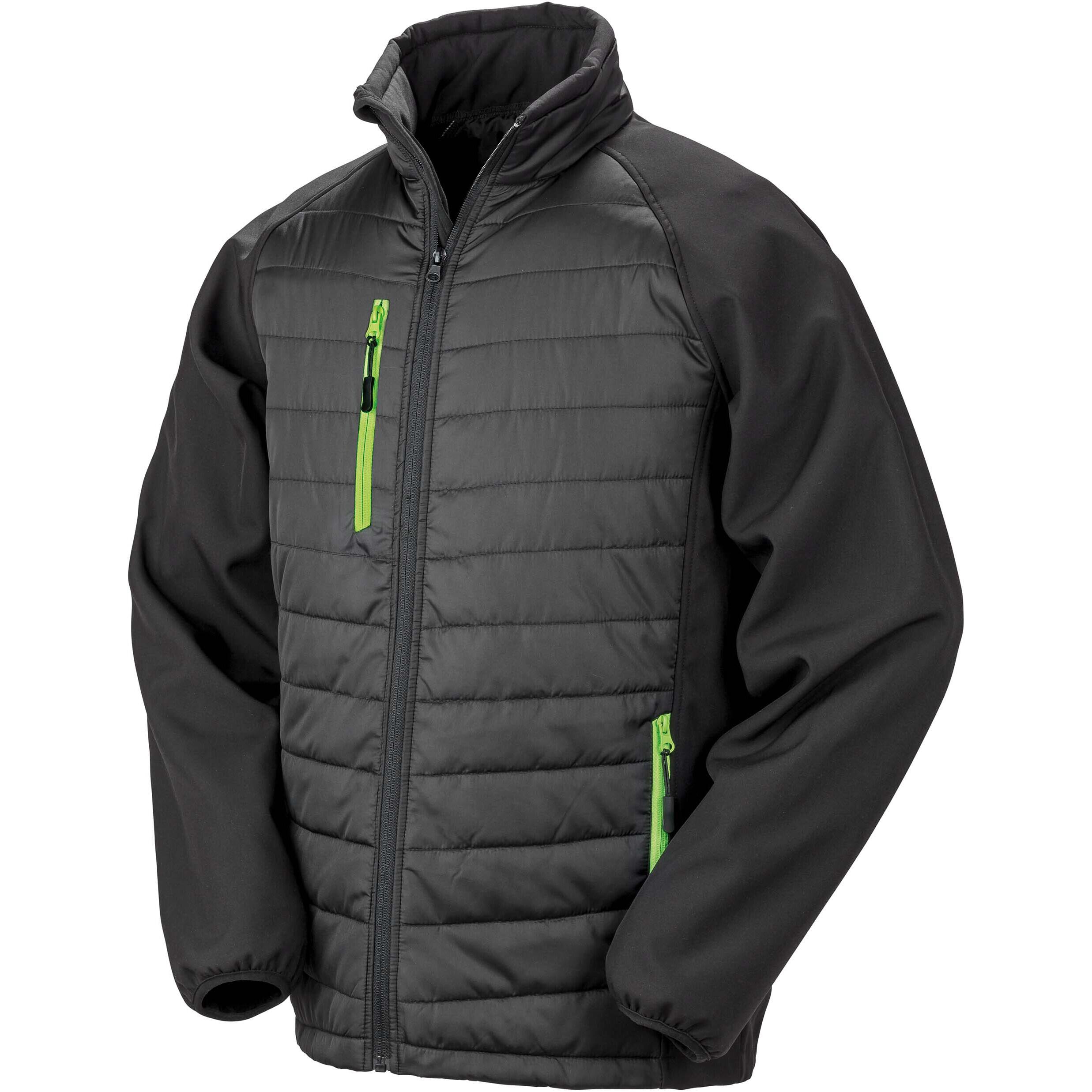 RESULT Jacket Result Softshell Rembourrée Black Compass
