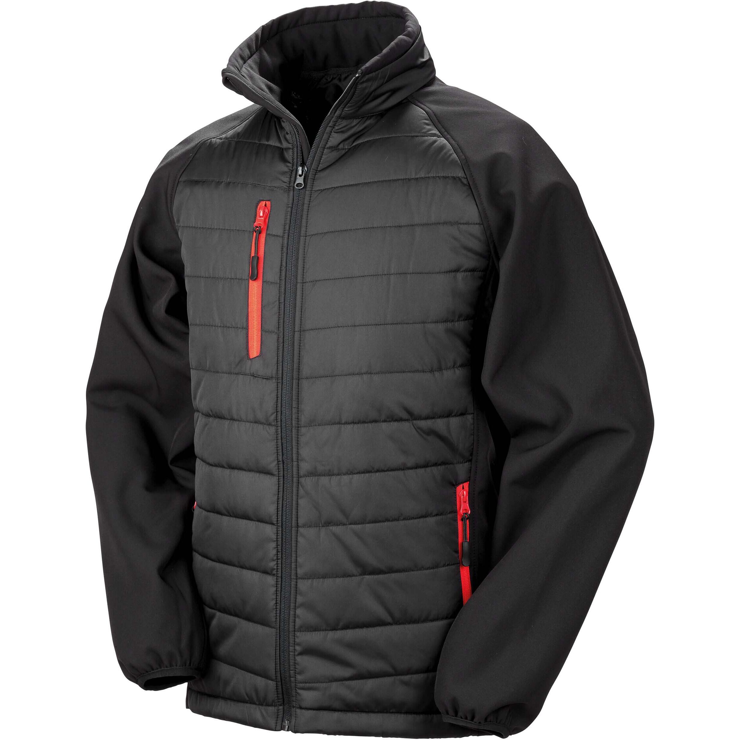 RESULT Jacket Result Softshell Rembourrée Black Compass